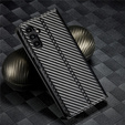 LC.IMEEKE flap case for Samsung Galaxy A17 5G, carbon textured, black