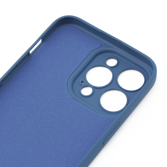 Case for iPhone 15 Pro, Silicone Lite, dark blue