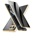 Case for Samsung Galaxy S24 Ultra, Privacy Dual Glass, gold