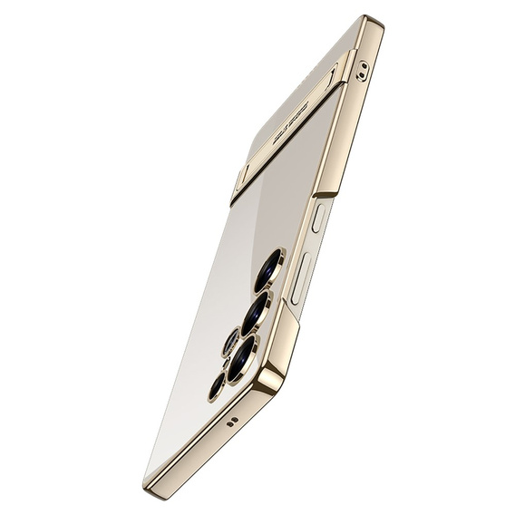 Case for Samsung Galaxy S25 Ultra, GKK Kickstand Hard Case, gold