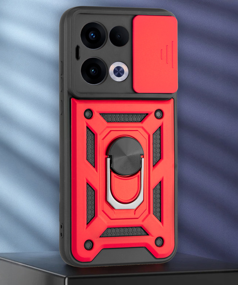 Case for Oppo Reno 13, CamShield Slide, red