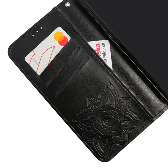Flip case for Realme 11 Pro / 11 Pro +, Butterfly, black