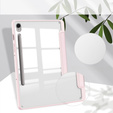 Case for Samsung Galaxy Tab S10 FE+ Plus, Smartcase Hybrid, with stylus space, pink