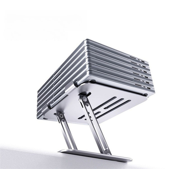 Laptop stand up to 17 inches, steel ERBORD P89, grey