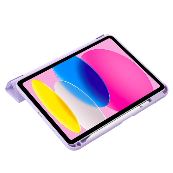 Case for iPad 10.9" 2022 (10 gen.), Origami, purple