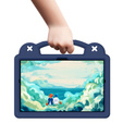 Children's case for Samsung Tab A8 X200 / X205, Cute Patterns, with stand, dark blue