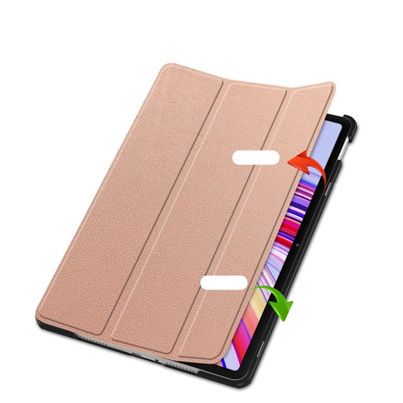 Case for Xiaomi Redmi Pad Pro / Xiaomi Poco Pad, Smartcase, pink rose gold