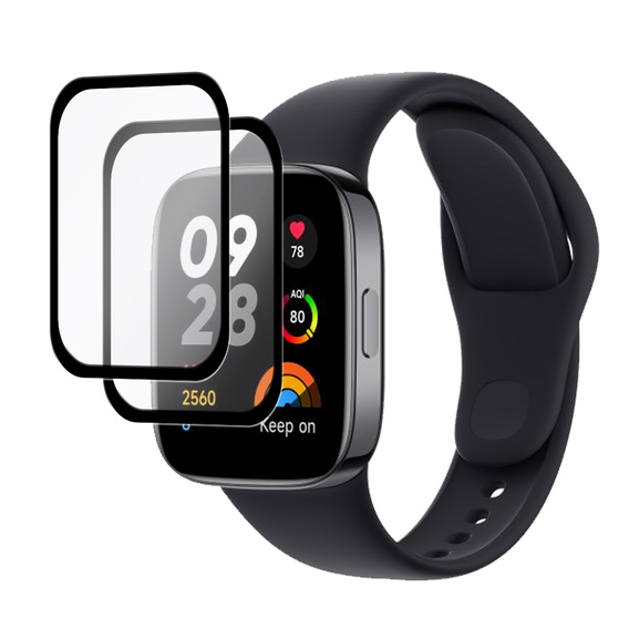 2x ERBORD Hybrid Glass for Xiaomi Redmi Watch 3