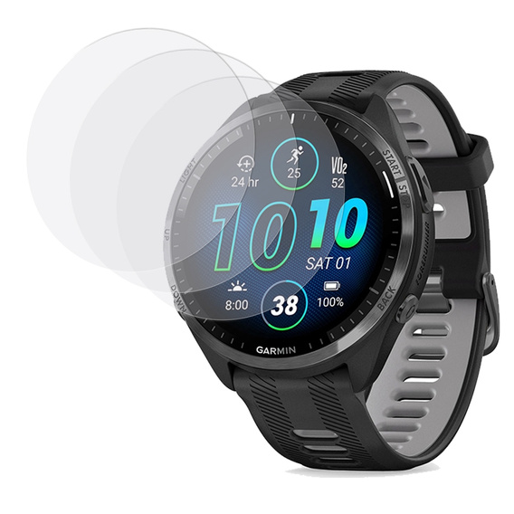 3x ERBORD hydrogel film for Garmin Forerunner 965