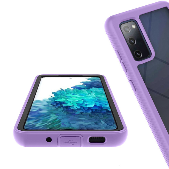 Case for Samsung Galaxy S20 FE, Shockproof, with film, purple