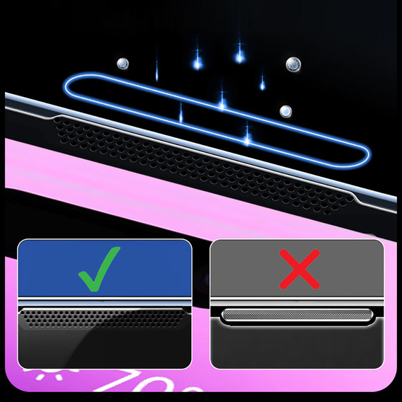 2x Tempered Glass for iPhone 14 Pro Max, ERBORD Easy App Full Screen Protector