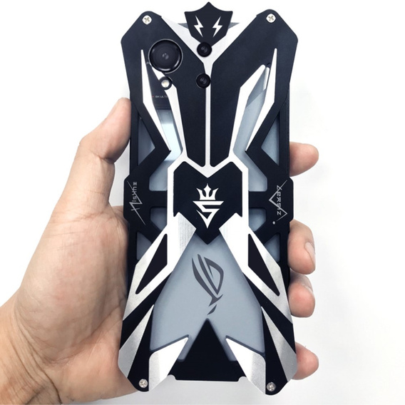 Armored case for ASUS ROG Phone 8 Pro, Aluminum Alloy, black