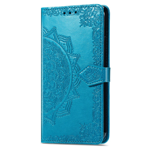 Flip case for Xiaomi Redmi Note 12S, Mandala, blue