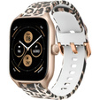 Silicone Strap for Samsung Galaxy Watch Active 20mm, Brown Leopard