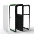 Love Mei Case for Samsung Galaxy S20 Ultra, armored with glass, green