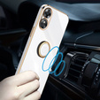 Case for Oppo A17, Electro Ring, white