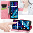 Flip case for T Phone 2 5G, Butterfly, pink rose gold
