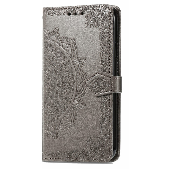 Flip case for Huawei nova 8i, Mandala, grey