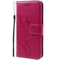 Flip case for iPhone 7/8/SE 2020/SE 2022, Butterfly, pink