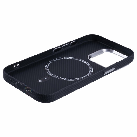 MagSafe's iPhone 13 Pro Max Case, Carbon Fiber, black