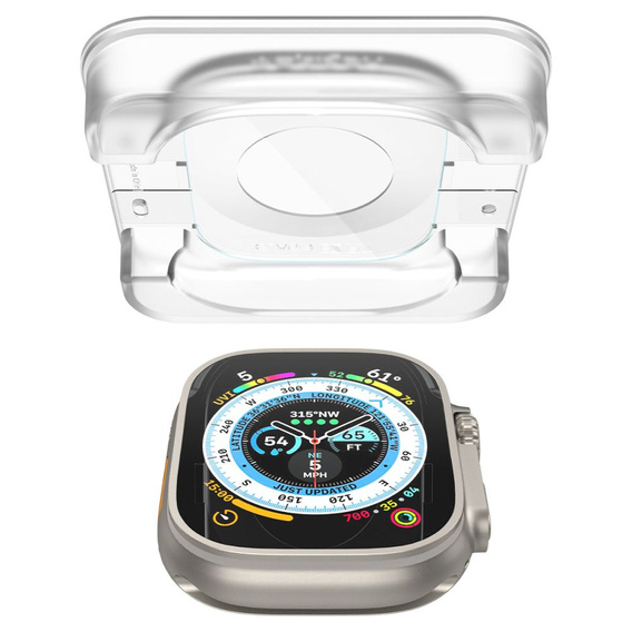 Spigen ProFlex EZ FIT for Apple Watch 7 41MM, Clear (2-Pack)