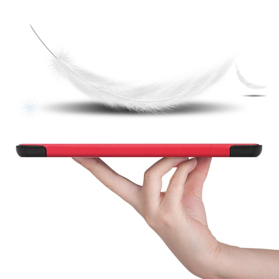 Case for Samsung Galaxy Tab S9 FE, Tri-fold, red