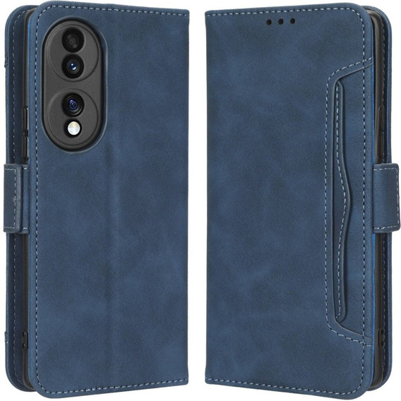 Flip case for Honor 70 5G, Card Slot, dark blue