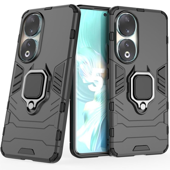 Case for Honor 90, Kickstand Ring, black