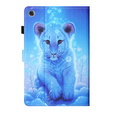 Case for Lenovo Tab M10 Plus TB-X606F, with flap, tiger