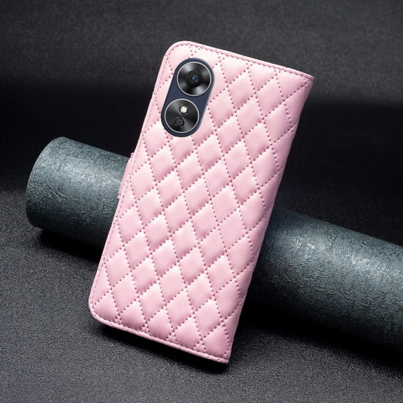 Flip case for Oppo A17, Wallet, BINFEN COLOR, pink
