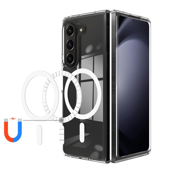 Case for Samsung Galaxy Z Fold6 5G, Fusion Hybrid, for MagSafe, transparent