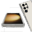 Case for Samsung Galaxy S24 Ultra, Shockproof, with film, transparent