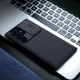 Case for Samsung Galaxy S23 Ultra, Armored Nillkin, CamShield Pro, black