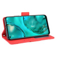 Flip case for Huawei P40 Lite, Card Slot, red