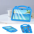 Children's case for Lenovo M10 X306 2 Gen / M10 Plus TB-X606 10.3 / Samsung Tab A 10.1 T510/515 / K10 X6C6, Cute Patterns, with stand, blue