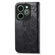 Flip case for Infinix Hot 40i, Butterfly, black