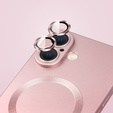 Case for iPhone 16, ColorMag, for MagSafe, pink