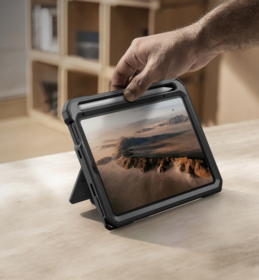 Dexnor 360° case with strap and stylus holder for iPad mini 8.3" 2021 (6th gen.) / iPad mini 8.3" 2024 (7th gen.)