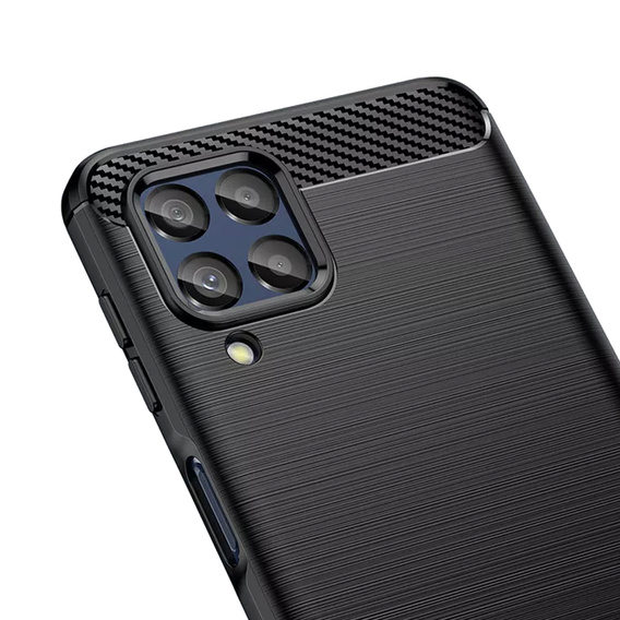 Case for Samsung Galaxy M53 5G, Carbon, black