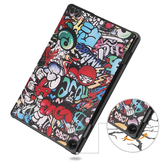 Case for Lenovo Tab M10 10.1 Gen 3 TB-328FU/TB-328XU, Smartcase, graffiti