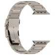 Stainless segments bracelet for Apple Watch 7/6/5/4/SE/3/2/1 45/44/42mm, Silver