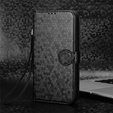 Flip case for Samsung Galaxy M15 5G, Wallet Rhombus, black