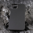 Case for iPhone 14, Aramid Fiber Cover, black