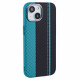 MagSafe's iPhone 15 Case, Carbon Fiber, black / blue
