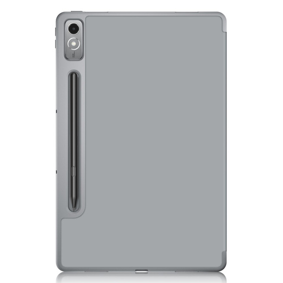 Case for Lenovo Tab P12, Smartcase with stylus space, grey