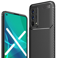 Case for Realme GT Master Edition, Carbon Gel, black