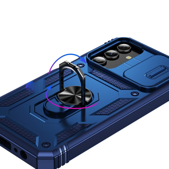 Case for Samsung Galaxy S24+ Plus, CamShield Slide, blue