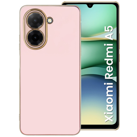 Case for Xiaomi Redmi A5, Glamour CamShield, pink rose gold