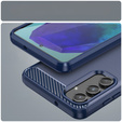 Case for Samsung Galaxy M55 5G, Carbon, blue
