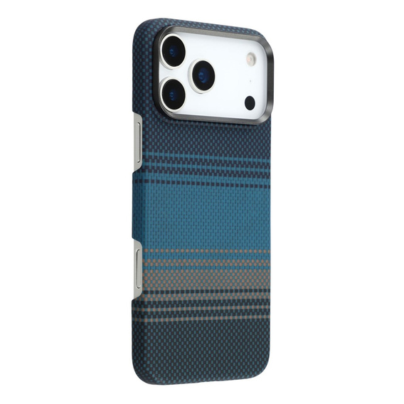 Case for iPhone 17 Pro, Aramid Fiber, for MagSafe, thin and lightweight, blue